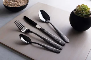 Berlinger Haus Lumarko Sztućce 24 Elem. Bh-2620 Czarne BH-2620 Kinghoff - Zestawy sztućców - miniaturka - grafika 4