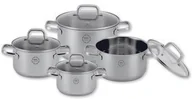Zestawy garnków i patelni - MG HOME ZESTAW GARNKÓW NIERDZEWNYCH STILO-8 ELEMENTÓW zakupy dla domu i biura! STILO - miniaturka - grafika 1
