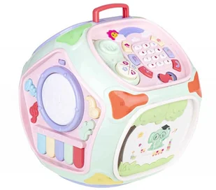 nieznany producent Interaktywna Kostka Telefon Pianino Dom KX7935 - Instrumenty muzyczne dla dzieci - miniaturka - grafika 7