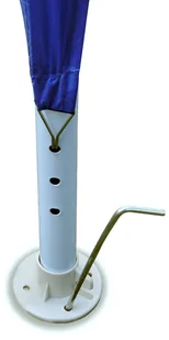 vidaXL Namiot imprezowy 3 x 6 m niebieski 90337 - Pawilony ogrodowe - miniaturka - grafika 6