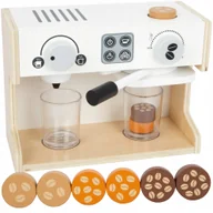Zabawki AGD - Drewniany Ekspres Do Kawy Dla Dzieci Akcesoria - miniaturka - grafika 1