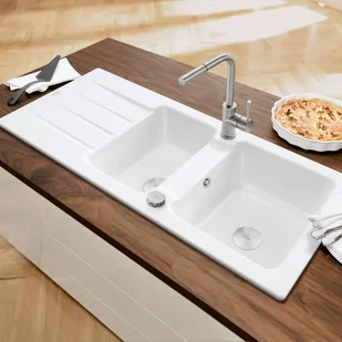 Villeroy & Boch Architectura 80 Stone White zlew ceramiczny 338001RW - Zlewozmywaki - miniaturka - grafika 3