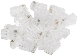 Lanberg Wtyk sieciowy RJ45 przelotowy Lanberg kat. 6e UTP - 100szt. IMP-16362 - Podzespoły elektroniczne - miniaturka - grafika 2