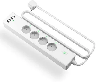 Meross Meross Listwa zasilania 4 gniazda + USB HomeKit MSS425FHK(EU) - Systemy inteligentnych domów - miniaturka - grafika 2