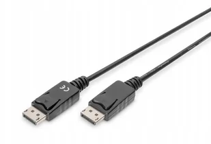 Digitus Kabel DisplayPort z zatrzaskami 1080p 60Hz FHD Typ DP/DP M/M czarny 3m AK-340103-030-S - Adaptery i przejściówki - miniaturka - grafika 3