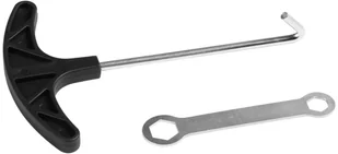 Gymrex Trampolina ogrodowa 244 x 180 cm 80 kg siatka czarno-zielona GR-TR03 - Trampoliny - miniaturka - grafika 5