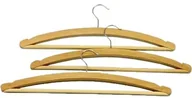 Wieszaki i stojaki - Bürstenmann Szczotka mężczyzna 1355 FSC wieszak na ubrania z wypustką, 3 sztuka, drewno, beżowy, 2.5 x 42 x 15.5 cm 1355 FSC - miniaturka - grafika 1
