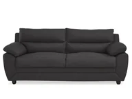 Sofy i kanapy - Vente-Unique Sofa 3-osobowa MANOA z tkaniny - Antracytowy - miniaturka - grafika 1