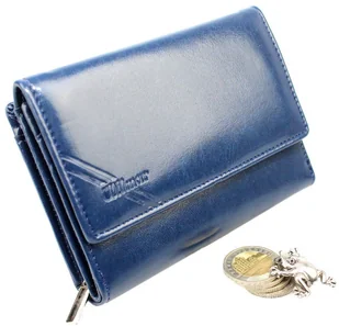 Wilmar (PL) Portfel Damski (PL) 12 cm Suwak Skóra Włoska WIL_P31 RFID - Portfele - miniaturka - grafika 3