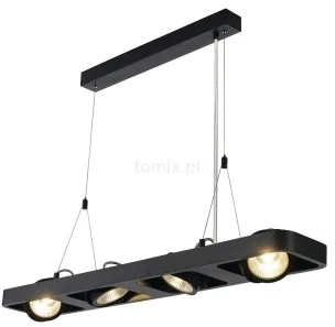 Spotline Kinkiet LED LYNAH kol czarny 1000414) SLV - Lampy ścienne - miniaturka - grafika 4