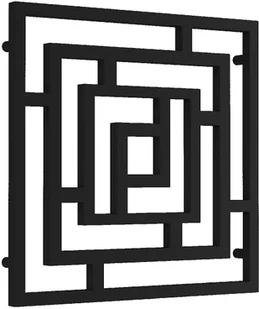 Radox Grzejnik Łazienkowy Radox Broc  690x690mm KAT.R.BRO.W.690.690 - Grzejniki łazienkowe - miniaturka - grafika 2