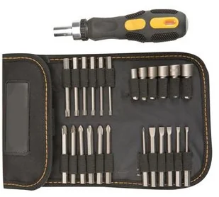 Topex Końcówki i zestaw nasadek, z wkrętakiem, komplet 26 części, , 39D352 - Klucze i nasadki - miniaturka - grafika 2