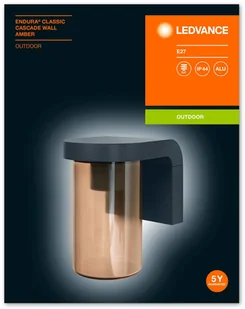 LEDVANCE Endura Classic Cascade kinkiet bursztyn - Lampy ogrodowe - miniaturka - grafika 5