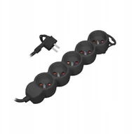 Listwy zasilające - Listwa Zasilająca Przedłużacz 3m 5g Płaska Wtyczka - miniaturka - grafika 1