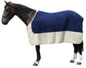 Akcesoria do hodowli zwierząt - PFIFF koc polarowy, 155 cm, niebieski/beż 100982-27-155 - miniaturka - grafika 1