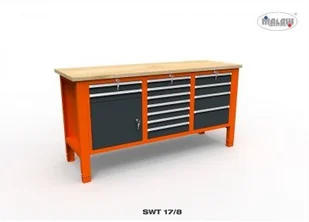 Malow Stół warsztatowy SWT17/08 "trójka" SWT17/08 - Pozostałe wyposażenie warsztatu - miniaturka - grafika 2