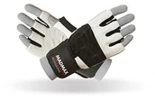 Rękawice do ćwiczeń - MADMAX madmax Professional Exclusive rękawice siłownia fitness podnoszenie ciężarów rękawice męskie rękawiczki Bodybuilding Workout Sports Training, biały, m MFG-269-WHT-M - miniaturka - grafika 1