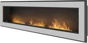 Biokominki - SIMPLE Fire SIMPLE FIRE biokominek FRAME 1800 biały z szybą - miniaturka - grafika 1