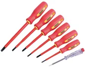 Śrubokręty - DRAPER Zestaw wkrętaków VDE 7 sztuk EN 60900 46540 - miniaturka - grafika 1