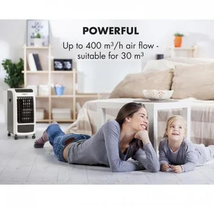 Wentylator OneConcept OneConcept Caribbean Blue schładzacz odświeżacz powietrzawentylator 70W czarny ACO3-CarribeanBlueB - Wentylatory - miniaturka - grafika 2