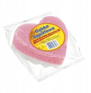 Rękawice i gąbki do kąpieli - Grosik Gąbka Kąpielowa do Masażu Serce - miniaturka - grafika 1