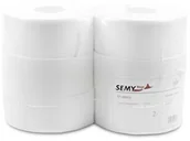 Papier toaletowy - Semy Top semy Top ST 88022 papier toaletowy Jumbo, 2-warstwowe, średnica 25 cm, wysokość Biały (zestaw 6 szt.) ST-88022 - miniaturka - grafika 1