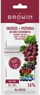 Domowy wyrób alkoholu - Browin Drożdże + pożywka - wina czerwone - miniaturka - grafika 1