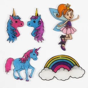 Folia Creativ Company A/S termokurczliwa, A6, Jednorożce, 4 arkusze - Scrapbooking - miniaturka - grafika 6