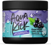 Aminokwasy - OstroVit Aqua Kick - Good Night - GABA, B6, melatonina 300g czarna porzeczka - miniaturka - grafika 1