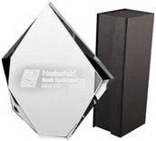 Gadżety dla kibiców - UPOMINKARNIA Trofeum Szklane Grawerowane 3D Z Etui victoriasport-G029/3D-0 - miniaturka - grafika 1