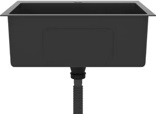 vidaXL Lumarko Ręcznie robiony zlew kuchenny z otworem na kran, czarny, stal 51515 - Zlewozmywaki - miniaturka - grafika 14