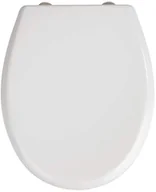 Deski sedesowe - WENKO Biała deska sedesowa wolnoopadająca łatwy montaż i demontaż Fix-Clip materiał Duroplast higieniczna odporna na pęknięcia B07FNTN4KS - miniaturka - grafika 1