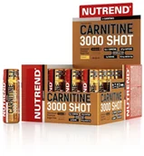 Witaminy i minerały dla sportowców - Nutrend Carnitine 3000 shot 20x60 ml pomarańcz - miniaturka - grafika 1