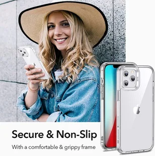 ESR Etui Classic Hybrid do iPhone 12 Pro Max Clear - Etui i futerały do telefonów - miniaturka - grafika 7