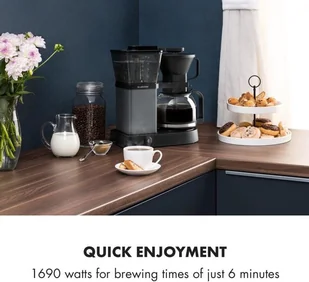 Ekspres do kawy Klarstein COF9-GrandeGusto Czarny - Ekspresy do kawy - miniaturka - grafika 2