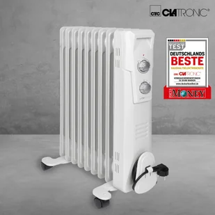 CLATRONIC Grzejnik olejowy 9 żebrowy RA 3736 - Ogrzewanie przenośne - miniaturka - grafika 6