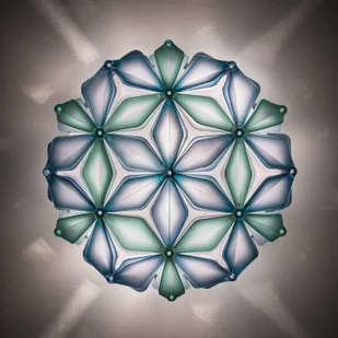 Slamp La Vie Mini lampa sufitowa 34cm, niebieska - Lampy sufitowe - miniaturka - grafika 3