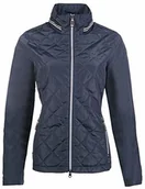 Kurtki jeździeckie - HKM SPORTS EQUIPMENT Lauria Garrelli kurtka jeździecka -Limoni Quilt-, szary, l - miniaturka - grafika 1