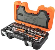 Zestawy narzędziowe - BAHCO Zestaw kluczy nasadowych S560 1/4 i 1/2, 56 elementów S560 - miniaturka - grafika 1