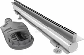 Odpływy liniowe - Schedpol Schedline odpływ liniowy 90 cm Thin Line z kołnierzem SOL-90012 - miniaturka - grafika 1