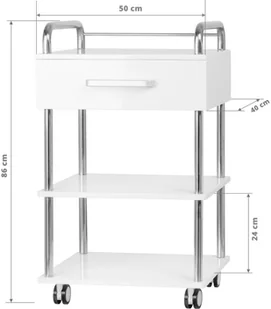 ACTIVESHOP POMOCNIK PODOLOGICZNY 6050 BIAŁY 138008 [16986878] - Meble kosmetyczne - miniaturka - grafika 5