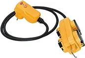 Przewody elektryczne - Brennenstuhl 1132741 adapter 4 kieszeń z klapką, IP44 wtyczka, Power Block 10 ma, 1,5 m H07RN-F 3G1,5 - miniaturka - grafika 1