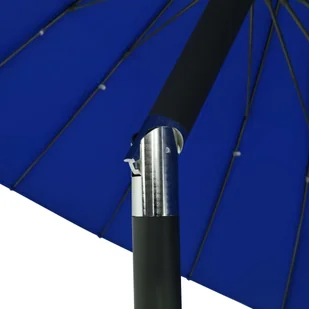 vidaXL Parasol ogrodowy na słupku aluminiowym, 270 cm, lazurowy vidaXL - Parasole ogrodowe - miniaturka - grafika 13