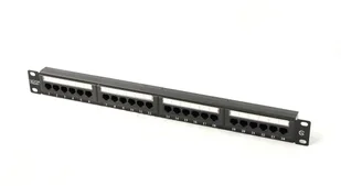 Digitus Patch panel 19"" 24 porty, kat.5e, U/UTP, 1U, czarny (kompletny) (DN-91524U-1) - Pozostałe akcesoria sieciowe - miniaturka - grafika 3