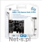 LogiLink karta Pci Express 2x Usb 3.1 - Kontrolery - miniaturka - grafika 3