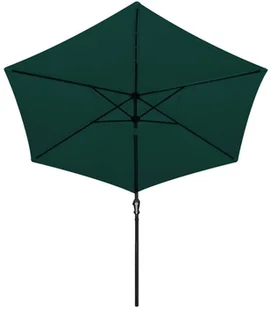 vidaXL vidaXL Parasol na wysięgniku z LED 3 m, zielony - Parasole ogrodowe - miniaturka - grafika 6