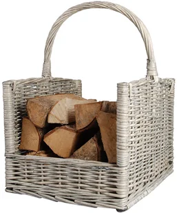 Esschert Design Esschert Design Kosz na drewno opałowe, MW42, szary MW42 - Miski i półmiski - miniaturka - grafika 2