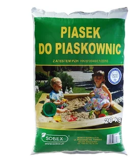 Piasek Do Piaskownic Worek 20 kg Sobex ** KUP Z DOSTAWĄ TEGO SAMEGO DNIA DO NAJWIĘKSZYCH MIAST ** 0000044708 - Place zabaw - miniaturka - grafika 2