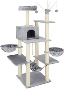 TecTake Drapak dla kota Lilou szary 402931 - Drapaki dla kotów TecTake Drapak dla kota Lilou szary 402931 - Drapaki dla kotów - miniaturka - grafika 1