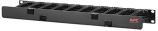 APC Horizontal Cable Manager, 1U x 4" Deep, Single-Sided with Cover AR8602A - Akcesoria do szaf serwerowych - miniaturka - grafika 2